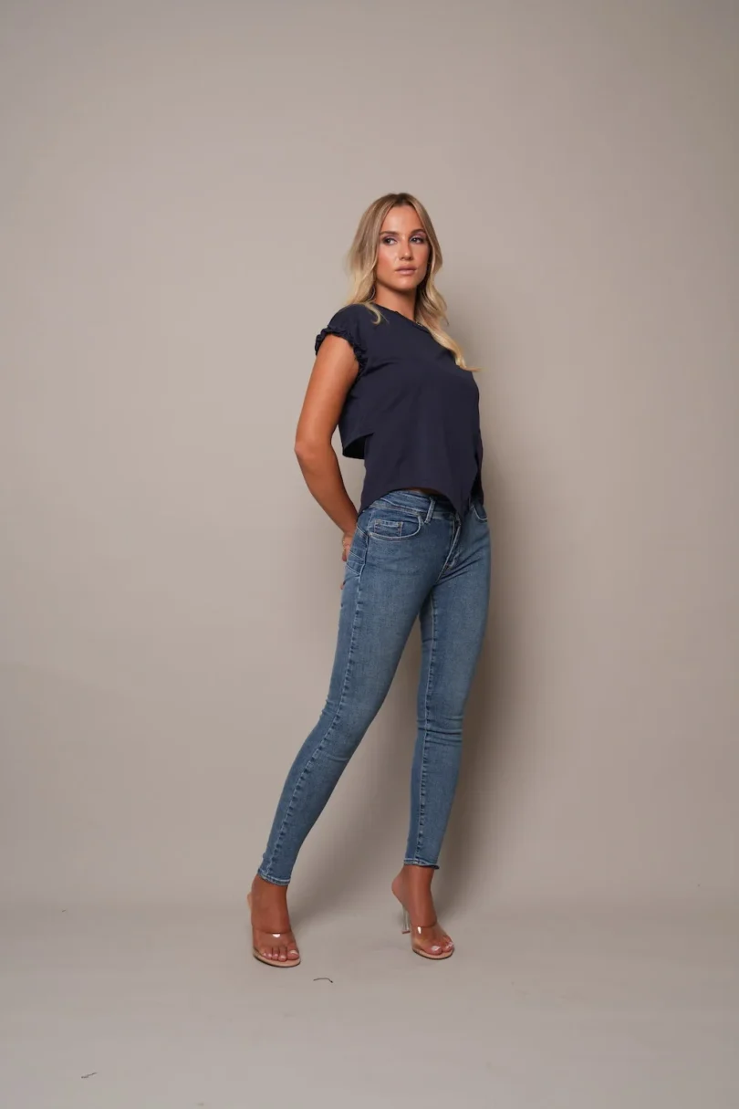 Dark Wash Skinny Secret Jeans - Image 3
