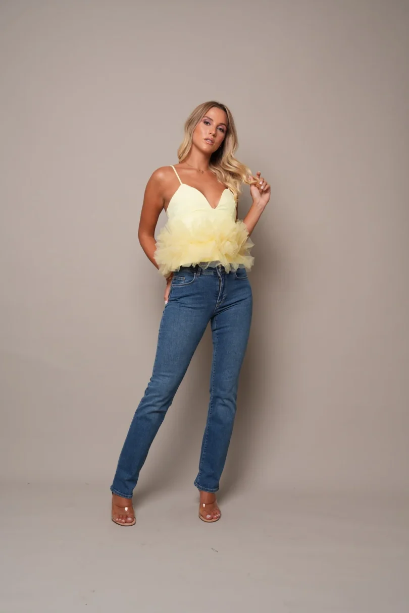 Straight-Leg Secret Jeans