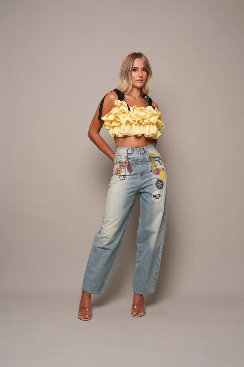 Vintage Patch Art Jeans