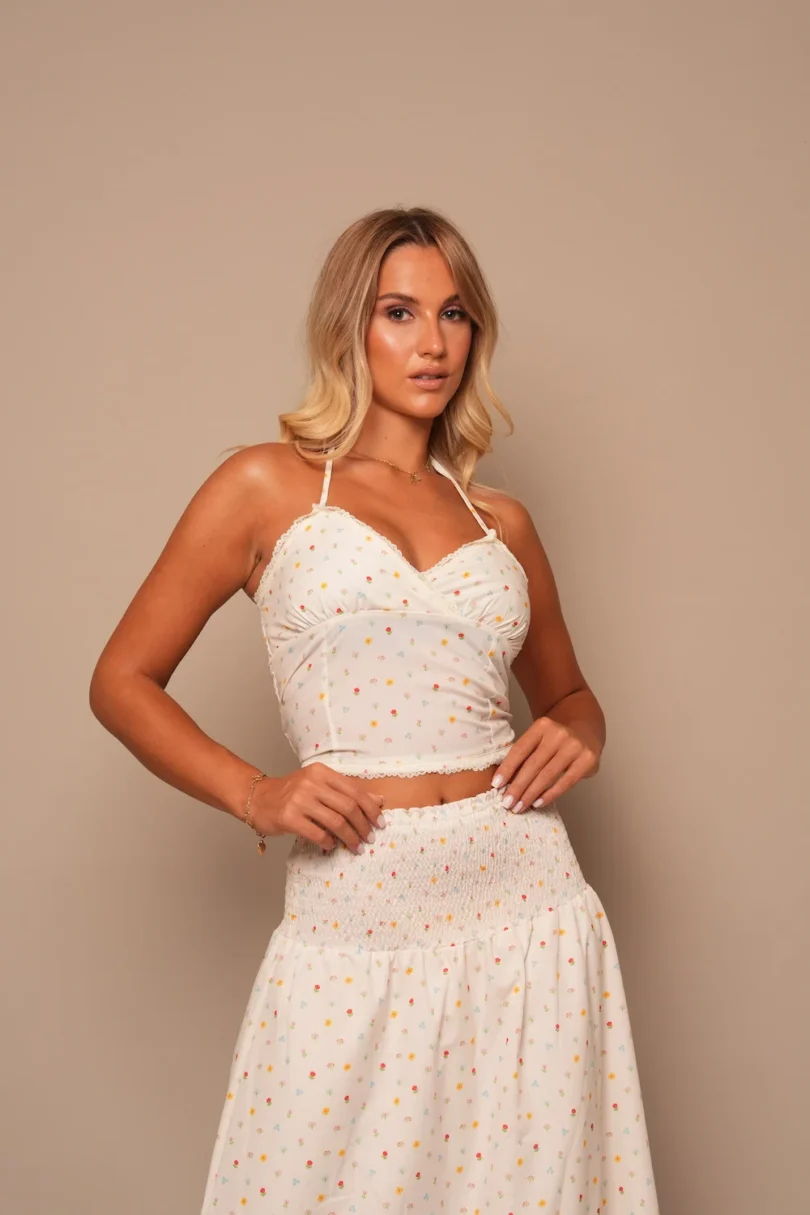 Mini Floral Halter Set - Image 4