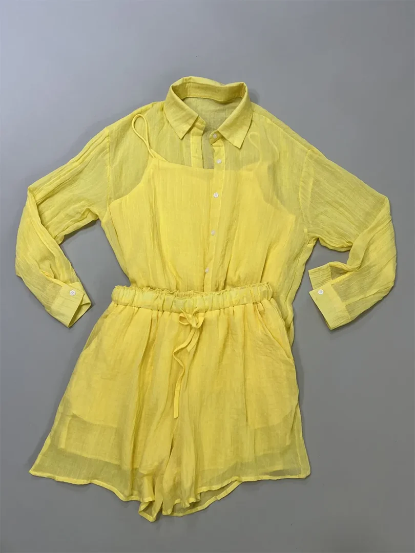 Short-Sleeve V-Neck Tee - Stone - Image 6
