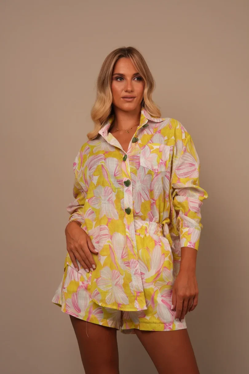 Citrus Garden Button-Down Set - Image 2
