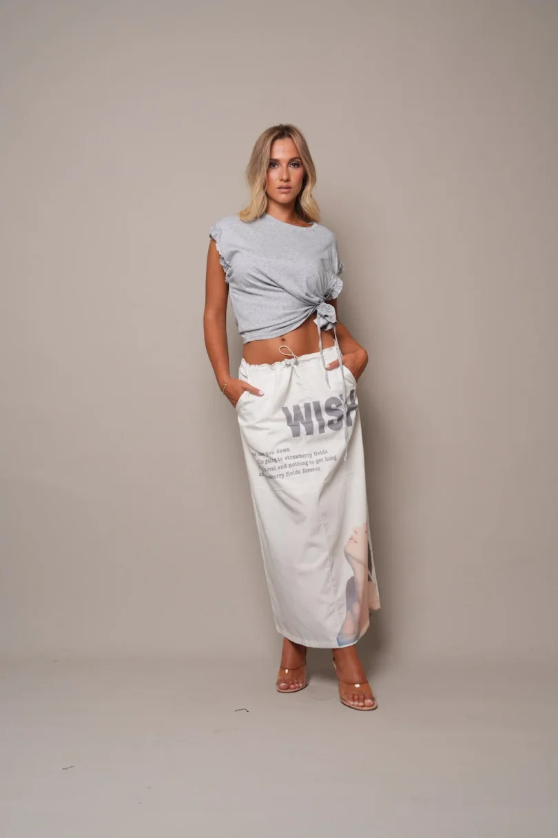 WISH Statement Graphic Skirt